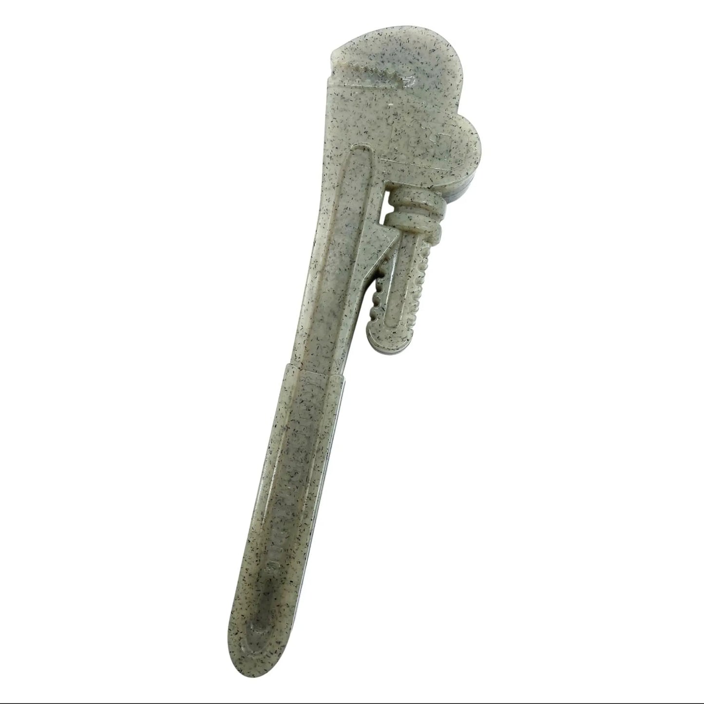 Gray hair clip on a white background